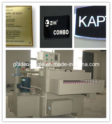 Solution acide Chlorure ferrique ou HNO3 Modèle N° S650 Machine de gravure chimique sur mesure